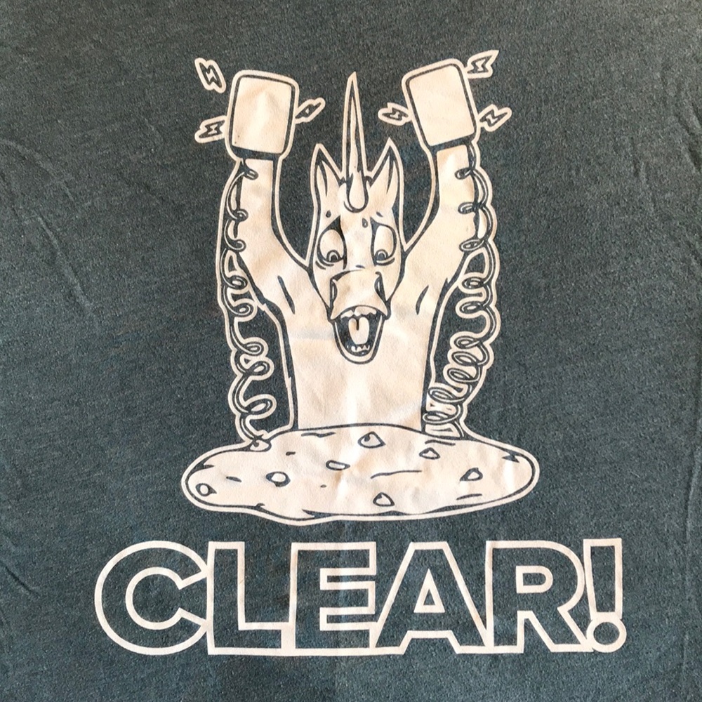 Steel Blue/Grey “COOKIES CLEARED!” Tee